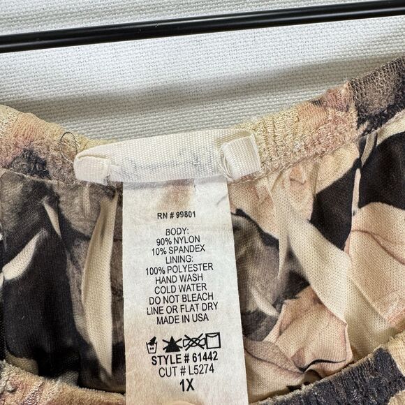 Vtg Y2K Fairy Grunge Top Womens 1X Plus Floral Lace Indie Whimsigoth Cottagecore - Picture 12 of 14